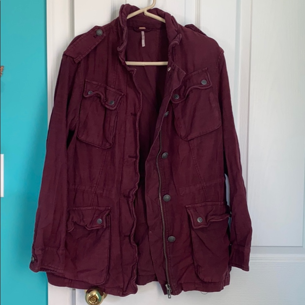 Free People Fall Cargo Jacket